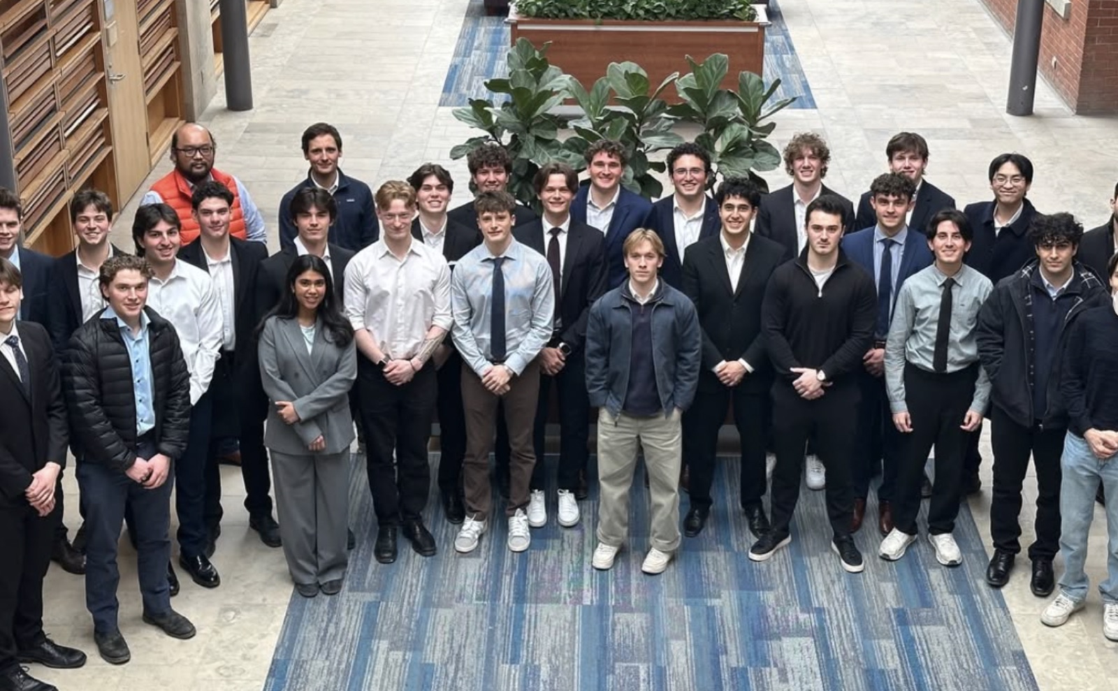 QUANTT members together in a university atrium